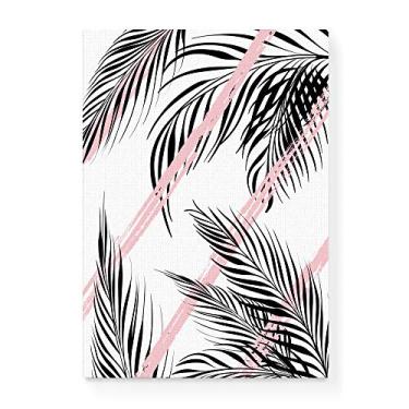 Imagem de Arte Maníacos Quadro Decorativo em Tela Canvas Palmeiras Escandinavas - 23x16,25cm