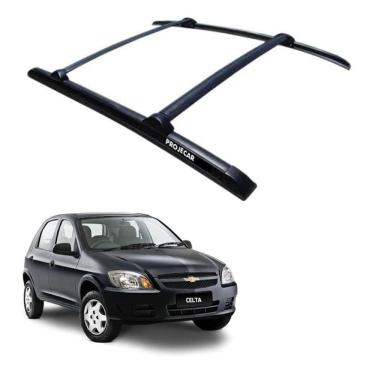 Imagem de Rack Teto Celta Modelo Bagageiro Maleiro Preto Preto