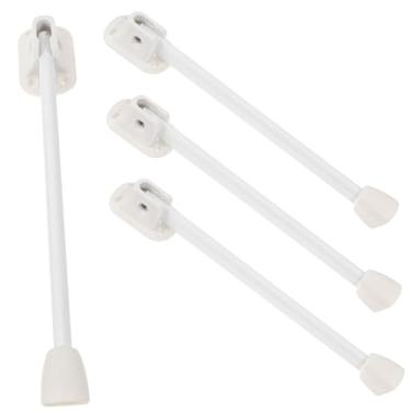 Imagem de Veemoon 4 Pcs pernas de mesa dobráveis pernas de mesa metálicas pernas de mesa resistentes pernas de mesa de metal dobrável Acessórios skate Ferradura 26c plástico branco