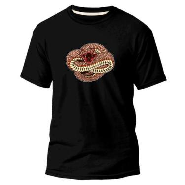 Imagem de Camiseta Algodão Premium Estampa Digital Cobra Perigosa  - El Exquema