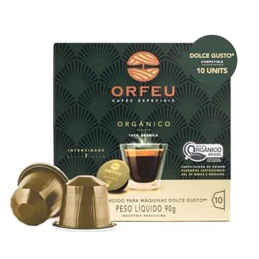 Imagem de Orfeu Café Orgânico 10 Cápsulas Compatível com Dolce Gusto®, 100% Arabica, Torra Média, 90g