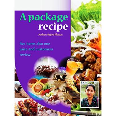 Imagem de A package recipe: Five items also one juice (Dessert Recipe, Moravian Ginger Cookies, Chocolate Cake, Meatloaf, Peanut Butter, Salad) (English Edition)