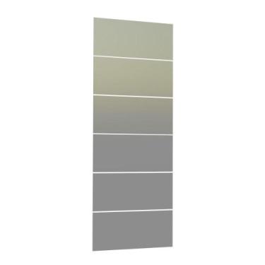 Imagem de Kit Madesa com 6 Espelhos de 26,2 x 58,5 cm para Guarda-Roupa, Incolor