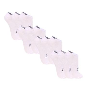Imagem de 12 Pares De Meias Cano Curto Mormaii Masculina Básica Lisa, M 34-39, B