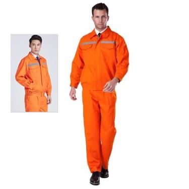Imagem de Conjunto Uniforme EPI Profissional Segurança Faixa Refletiva Mecanico 