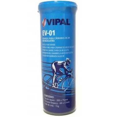 Imagem de Kit Remendo Reparo para câmara de ar bicicleta Vipal EV-01, Ev-01