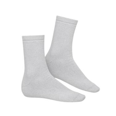 Imagem de Meia Cano Longo Selene 6301 Algodão, 39/43, Branco