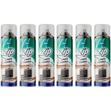 Imagem de Kit 6 Limpa Forno Remove Gordura Zip Clean 300Ml - My Place