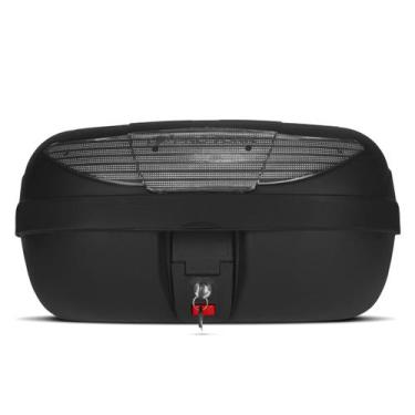 Imagem de Baú Bauleto Moto Smartbox 2 45 Litros Preto - Cores das Lente: Vermelh