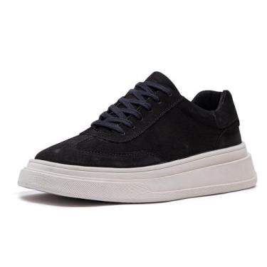 Imagem de Tênis Casual Matt Avalon em Couro Preto, 46