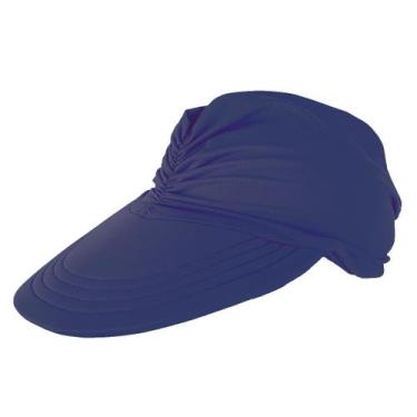 Imagem de Viseira Turbante Infantil Proteção UV Marinho Everly, U