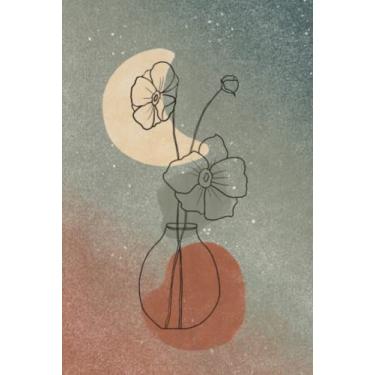 Imagem de Dual Notebook Blank & Lined Pages: 2 in 1 Journal for Writing Notes and Drawing or Drafting Your Idea for Hobby, Work, Study, 6x9 inch, 110 pages