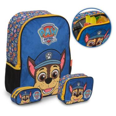Imagem de Kit Mochila Infantil Menino Patrulha Canina Volta As Aulas - Plike