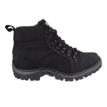 Imagem de Bota Couro Coturno Masculino Adventure Trilha Ketter Boots, Preto, 40