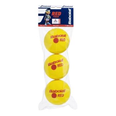 Imagem de BABOLAT 3 bolas de espuma unissex, amarelo/vermelho, tamanho único