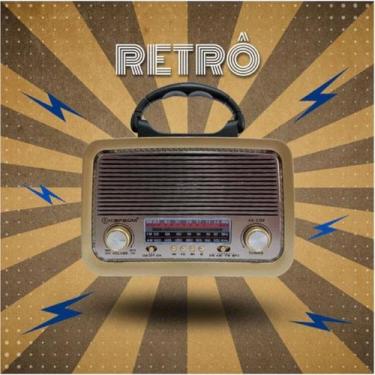 Imagem de Super Radio Retro Vintage A Pilha E Tomada Am Fm Bluetooth Mp3 Usb - A