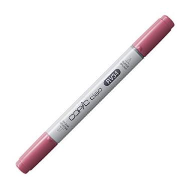 Imagem de COPIC Marcador CIAO Ponta Dupla Redonda e Chanfrada, Cor RV34 Dark Pink, 1 unidade