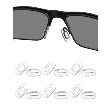 Imagem de HILEEN 6 pares de protetores de nariz transparentes para Costa Del Mar South Point/Paloma/Piper/Canaveral/Cocos/Cook/KC/Seven Mile; para Oakley Latch Key|Diecutter|Latch Alpha Óculos de sol