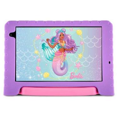 Imagem de Tablet Multilaser Barbie M8 Wi-Fi 4/64GB Rosa, Rosa