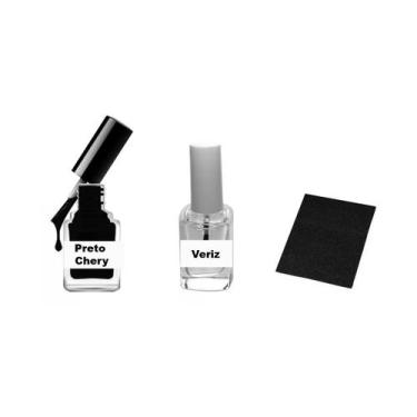 Imagem de Tinta Retoque Tira Risco Carro Chery Preto - Tiggo  - Jhow Adesivos