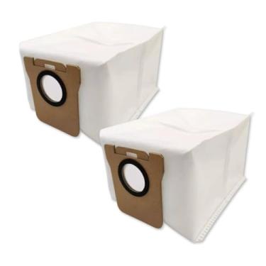 Imagem de Kit 2 Refil Saco Coletor Compatível Com Robô Aspirador X10+/X10 Plus e X20+/X20 Plus, X20 Pro Max, Alta Resistência E Encaixe Perfeito – DAZZELI