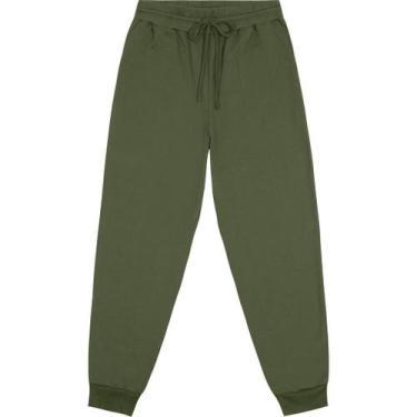 Imagem de Calça Moletom Masculino Sem flanela Malwee Ref. 97699, Verde, GG