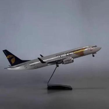 Imagem de Avião De Brinquedo De Resina Fundida Sob Pressão B737 Airways Mongolia