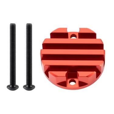 Imagem de MORLORDY CNC Aluminum Alloy RC Motor Cover for Ta-mi-ya 1/12 1/24 Lunchbox Monster Truck Upgrade Parts (Red)