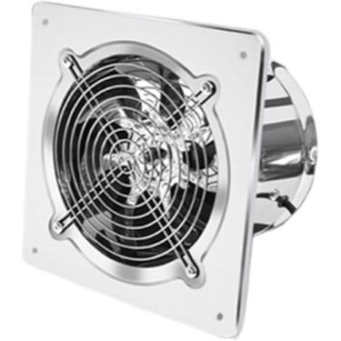 Imagem de Exaustor De Cozinha 6 '' 7 '' 8 '' Ventilador Elétrico Exaustor Exaustor Tubo De Ventilação Cozinha Janela De Parede Industrial Ventilador Em Linha De Aço Inoxidável, Stainless Steel, 8inch