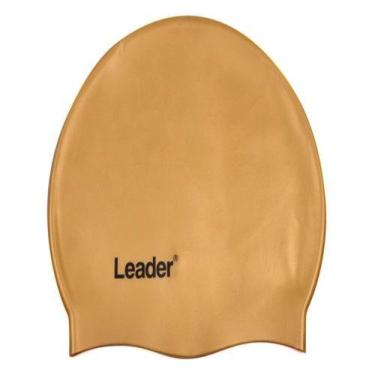 Imagem de Touca para Natação em Silicone Amarela - Leader, Único, Amarelo