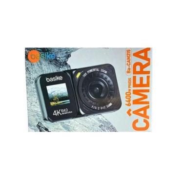 Imagem de Câmera Digital 4K com Tela Dupla - BASIKE - Ba-CAM215, Preto