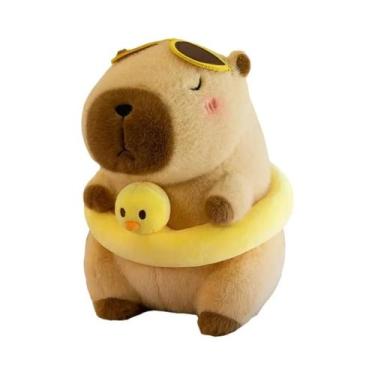 Imagem de Pelúcia De Capivara Pato Amarelo Infantil, Brinquedo De Pelúcia Fofo, 