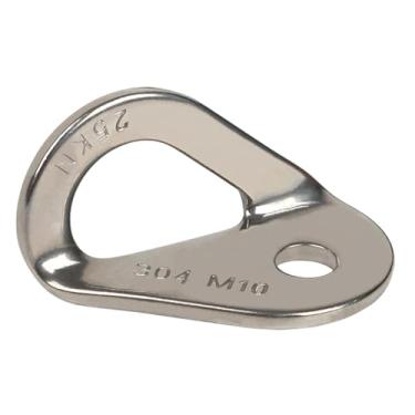 Imagem de Generic Âncora de escalada em aço inoxidável, suporte para balanço, suporte para teto, para rede esportiva para trabalho em casa, trailer, M10