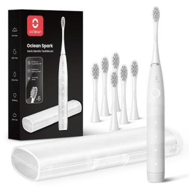 Imagem de Escova de dentes elétrica Oclean 150 dias de duração da bateria com 6 