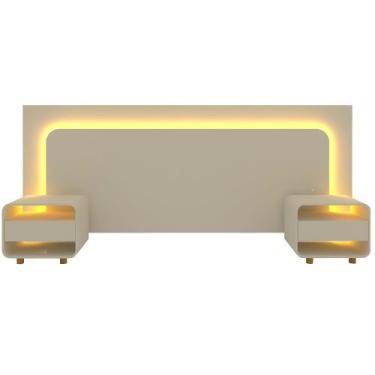 Imagem de Cabeceira extensível Gelius Innova 02 mesa de cabeceira para cama box 