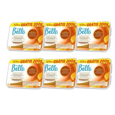 Imagem de Kit Depil Bella Cera Própolis e Mel 1kg - 6 unidades