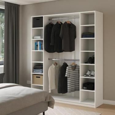 Imagem de Armário Colmeia Cabideiro Livia M7 100% Mdf (closet Loja) - VETORIAL M