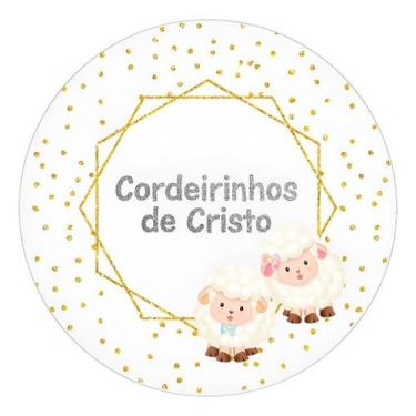 Imagem de Capas Painel Mini Redondo Mesa Religioso Infantil Decoração - NoBrand,