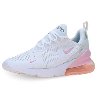 Imagem de Nike Tênis infantil Air Max 270 (943345-122, branco/cinza fumê claro/espuma rosa), Branco/cinza fumê claro/espuma rosa, 21 BR