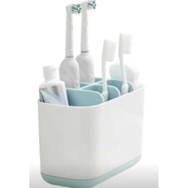 Imagem de Organizador Porta Escova De Dente-Organizador de Banheiro Moderno, Porta Escovas e Pasta de Dente com Design Elegante e Fácil de Limpar