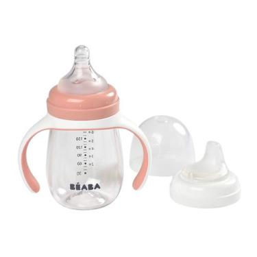 Imagem de Biberón Béaba 2 en 1 con vaso de transición para bebés 210 ml
