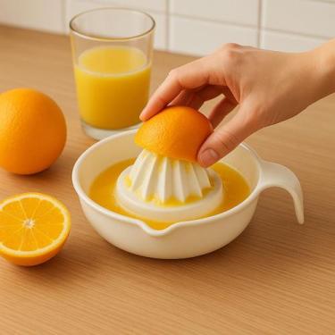 Imagem de Espremedor Manual De Frutas Laranja Limão Suco Natural Culinaria Cozin