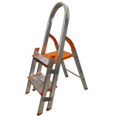 Imagem de Escada De Alumínio Dupla 2 Degraus Residencial Emd002 Agata