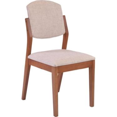 Imagem de Cadeira Isadora Madeira Maciça Sala de Jantar - Refinatto, Castanho