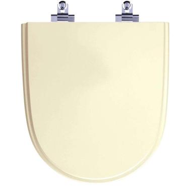 Imagem de Assento Sanitário Laqueado Soft Close Mondiale Marfim (bege) Para Vaso Celite