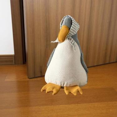 Imagem de Rolha de porta de animal, batentes de porta decorativos de pato, batente de porta fofo, batentes de porta de animais de pelúcia de tecido, protetor de parede interior para escritório em casa