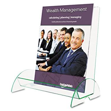 Imagem de Porta-documentos Deflecto 775390 deflect-o Euro-Style para revistas, 24 cm L x 16 cm P x 28 cm A, transparente