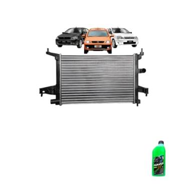Imagem de Kit Radiador GM Corsa Classic 10> Com Aditivo Radiador Paraflu Verde