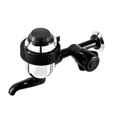 Imagem de Torneira Elétrica Bica Baixa De Parede Tradição Sintex - Preto E Cromada Voltagem:220v 220v