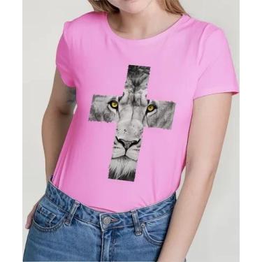 Imagem de Camiseta Camisa Algodão Feminina Masculina Adulto Gospel Religiosa Eva